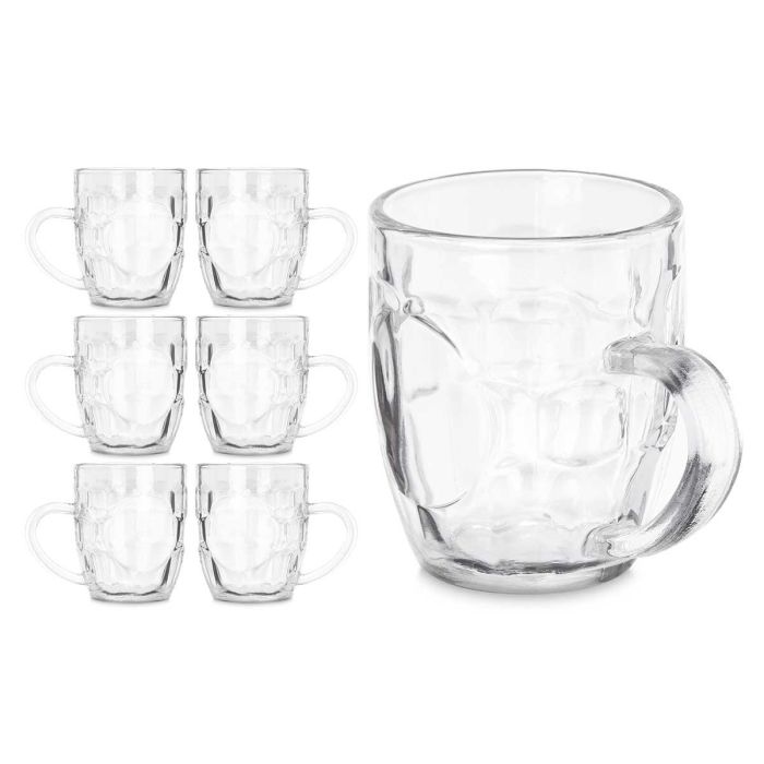 Jarra Cerveza 280Ml Con Asa Vivalto 11X9CM (24 Unidades) 1 Jarra Cerveza 280Ml Con Asa Vivalto 11X9CM (24 Unidades) 1