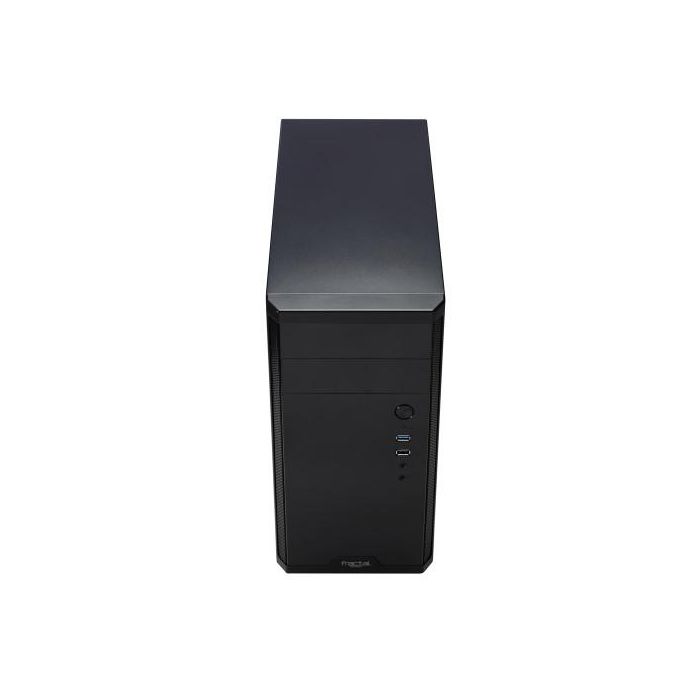 Fractal Design CORE 1100 Mini Tower PC Negro - FD-CA-CORE-1100-BL - Compatible con micro ATX/Mini-ITX, Ventilador 120mm 4