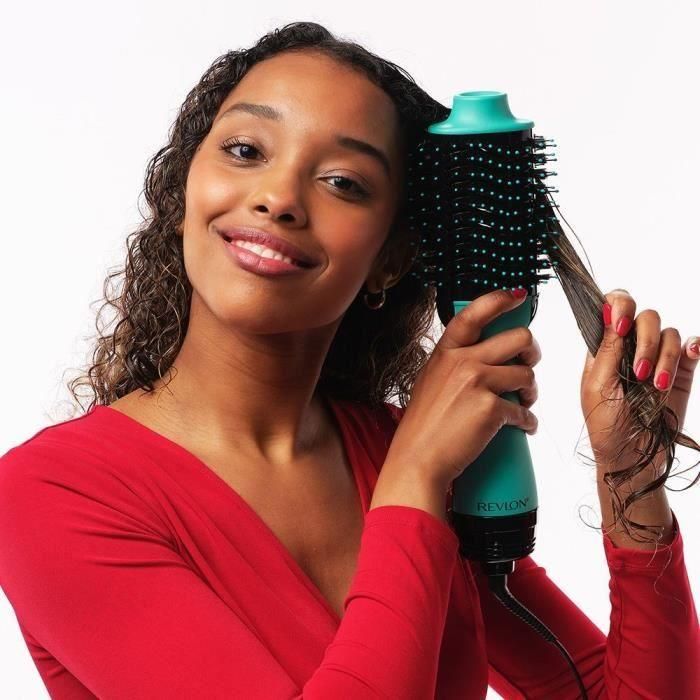 Revlon Cepillo de Secado y Peinado Teal Blue - Tecnología Iónica, 2 Velocidades, 3 Niveles de Calor, Revestimiento Cerámico, Azul 3 Revlon Cepillo de Secado y Peinado Teal Blue - Tecnología Iónica, 2 Velocidades, 3 Niveles de Calor, Revestimiento Cerámico, Azul 3