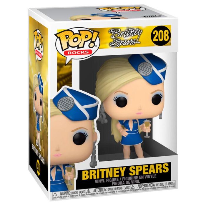 Funko POP Britney Spears Stewardess - Figura de Vinilo 9cm