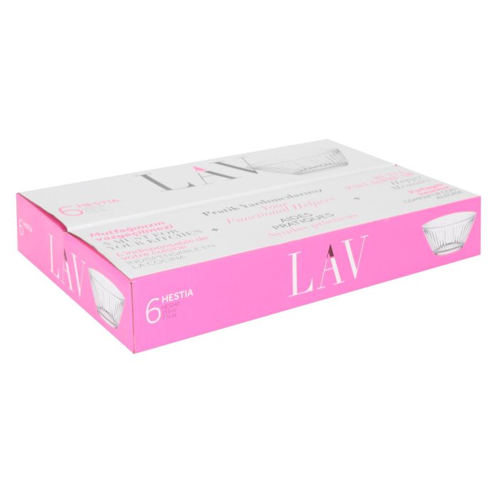 LAV Set de 6 Bols Hestia de 215 cc, 10.5 cm diámetro x 4.8 cm alto (8 Cajas) 2