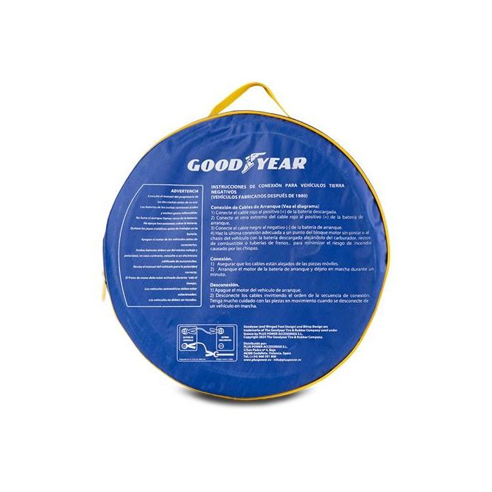 Cables Arranque 600 Amp-22 mm Good Year 6.0 M Cs3 GOD0012 3 Cables Arranque 600 Amp-22 mm Good Year 6.0 M Cs3 GOD0012 3