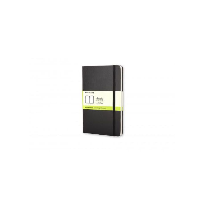 Moleskine QP062 Librera Clásica Tapa Dura Negra L (13x21cm) 240 Hojas A5 Lisa