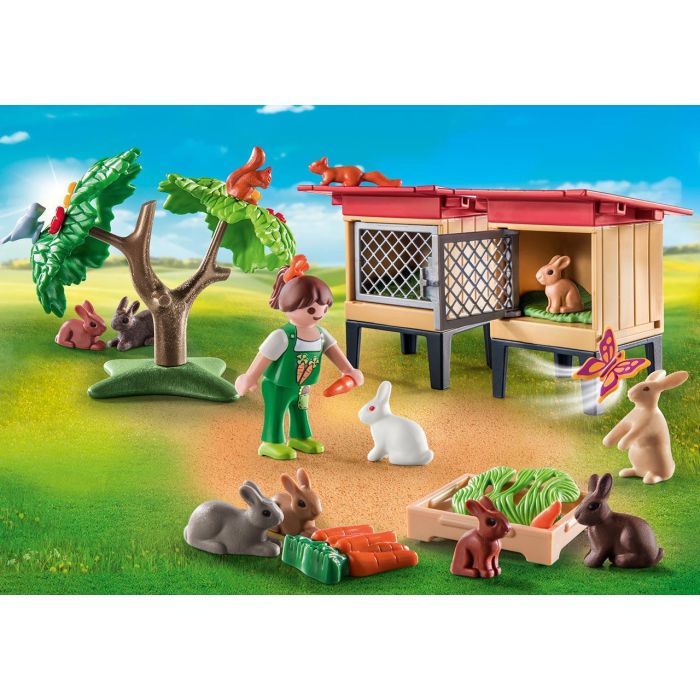 Playmobil 71252 Conejera Country con 9 Conejos y Niña, Set de Granja para Niños +4 años 2 Playmobil 71252 Conejera Country con 9 Conejos y Niña, Set de Granja para Niños +4 años 2