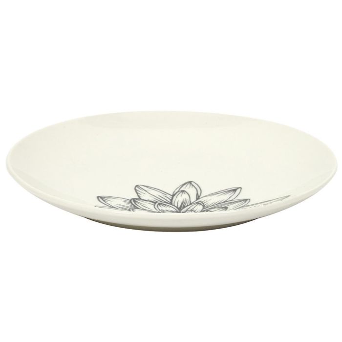 Home Deco Factory Plato Cottage Gris diámetro 20 cm 2