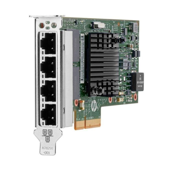 Hewlett Packard Enterprise Adaptador Ethernet 1Gb 4 puertos 366T PCI-e v2.1 para servidores HP ProLiant Gen9, Intel I350