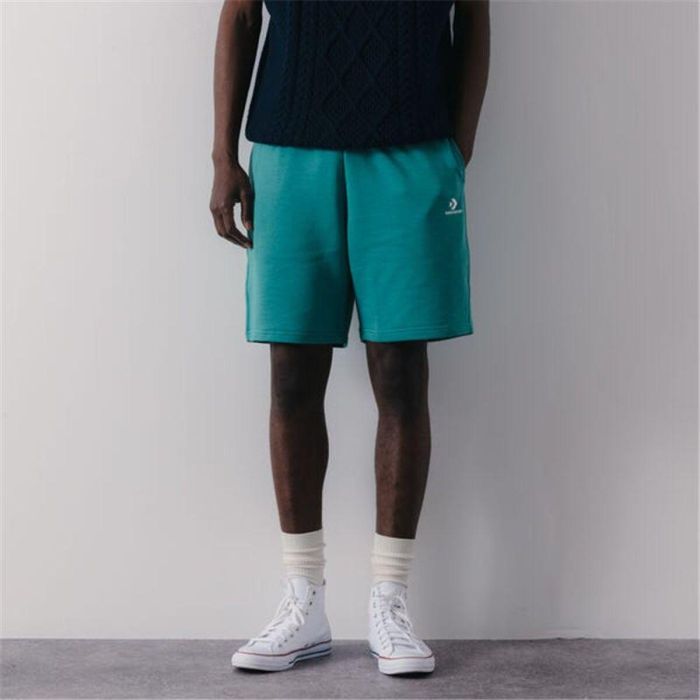 Pantalones Cortos Deportivos para Hombre Converse Classic Fit Wearers Left Star Verde 2