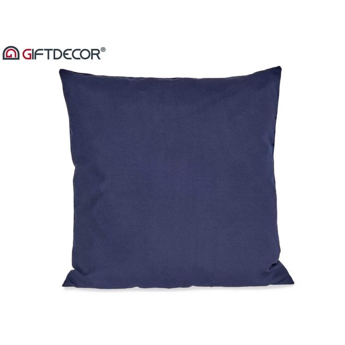 Cojín de Terciopelo Azul 60x60 cm - Giftdecor (4 Unidades) 2 Cojín de Terciopelo Azul 60x60 cm - Giftdecor (4 Unidades) 2