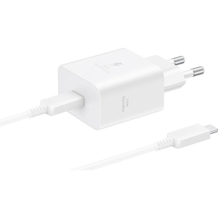 Samsung Cargador Rápido 45W EP-T4511 con Cable USB-C Blanco Super Fast Charging 2.0 14