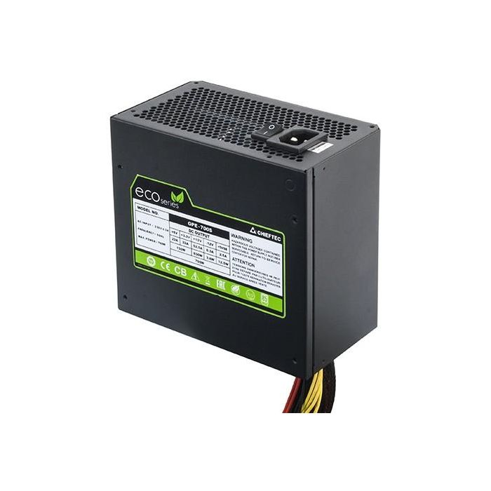 Chieftec GPE-500S Fuente de Alimentación 500W ECO Serie 230V ATX/PS/2 4 SATA 2 Molex 3 Chieftec GPE-500S Fuente de Alimentación 500W ECO Serie 230V ATX/PS/2 4 SATA 2 Molex 3