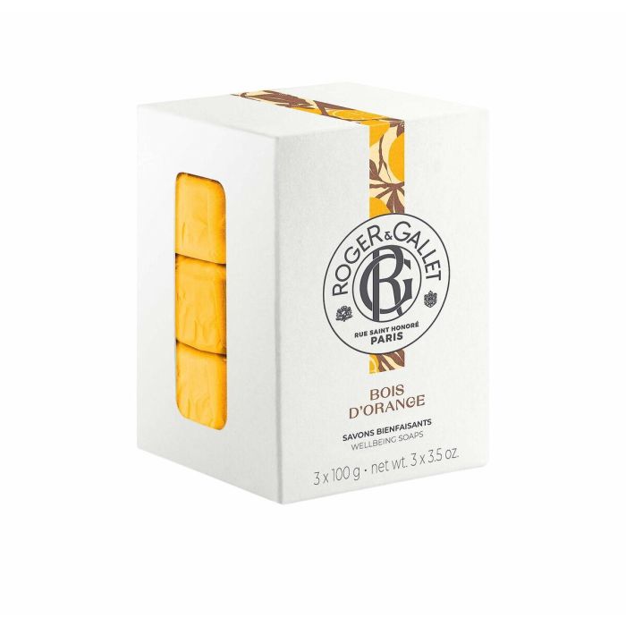 Roger & Gallet BOIS D’ORANGE Jabón Perfumado 100g - Notas de Jengibre y Bayas Rosas Roger & Gallet BOIS D’ORANGE Jabón Perfumado 100g - Notas de Jengibre y Bayas Rosas
