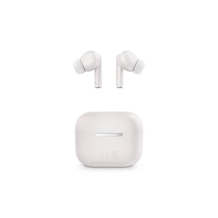 Energy Sistem Auriculares True Wireless S2 con Estuche de Carga, 20h Autonomía, Bluetooth 5.0, Deep Bass, Micrófono y Cancelación de Ruido para Llamadas - Blanco