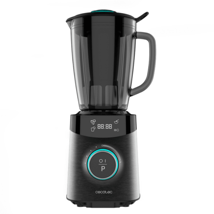 Cecotec 04304 Batidora de vaso 1800 W, 1,8 L, Vaso de Vidrio, Cuchillas de Titanio, 22000 RPM, Negro Acero Inoxidable Cecotec 04304 Batidora de vaso 1800 W, 1,8 L, Vaso de Vidrio, Cuchillas de Titanio, 22000 RPM, Negro Acero Inoxidable