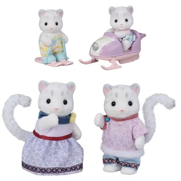 Sylvanian Families SYL5054131058145 La familia Snow Panther Minifiguras A partir de 3 años 4