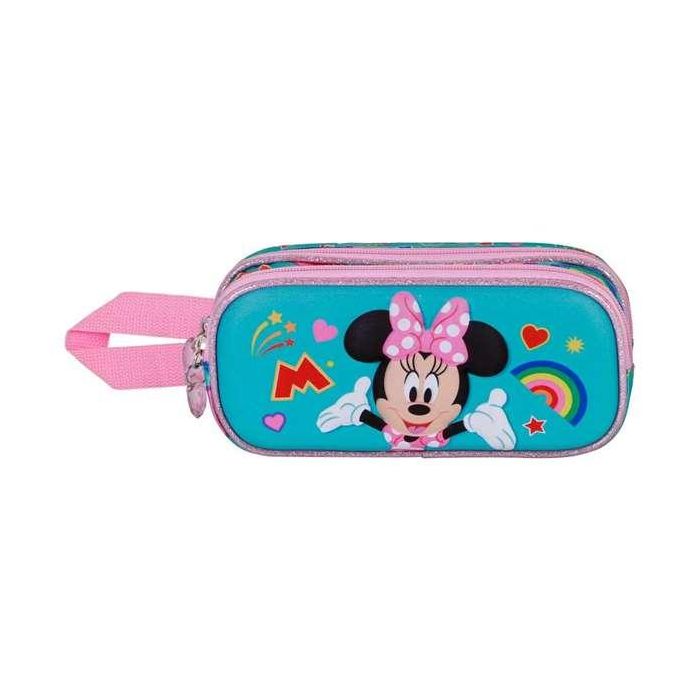 Karactermania Estuche Portatodo Doble 3D Minnie Mouse Greet 22 x 8 x 9.5 cm 2