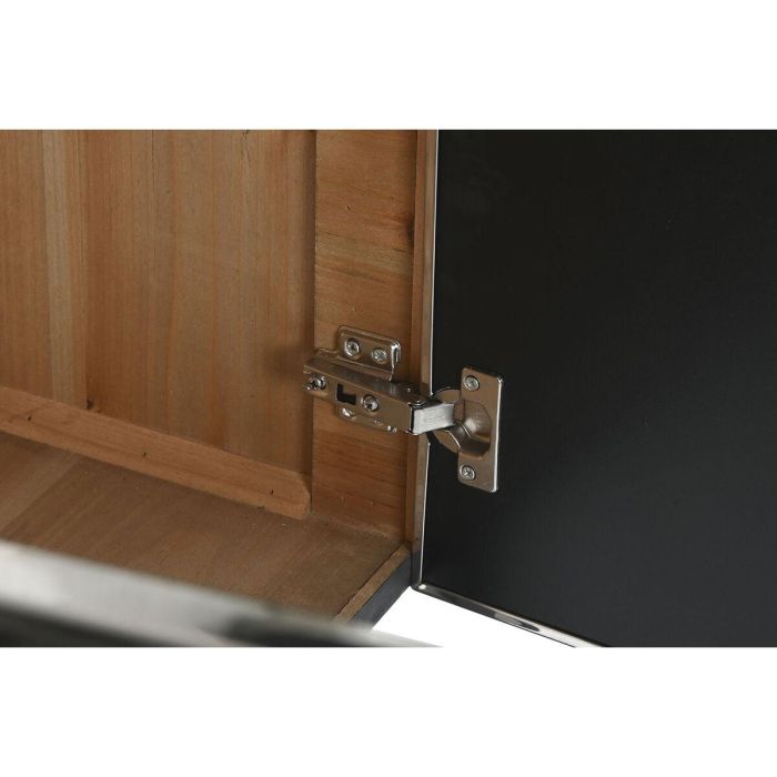 DKD Home Decor Buffet Chic Colección Crome minwang Plateado de Metal y Acero, Medidas 151 cm Ancho, 41 cm Profundo, 80 cm Alto 3