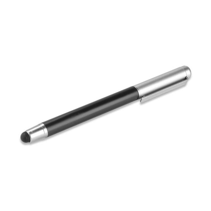 4smarts 4S466003 Lápiz Óptico Capacitivo 2 en 1 Universal Negro/Plata para Cualquier Pantalla Táctil
