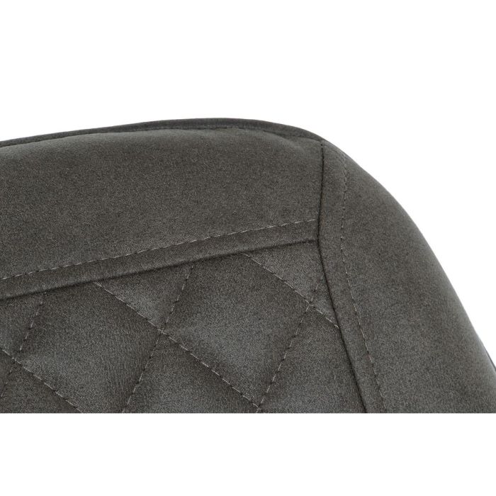 Silla DKD Home Decor Negro Gris Metal Poliuretano 63 x 49 x 85 cm 49 x 59 x 87 cm 2