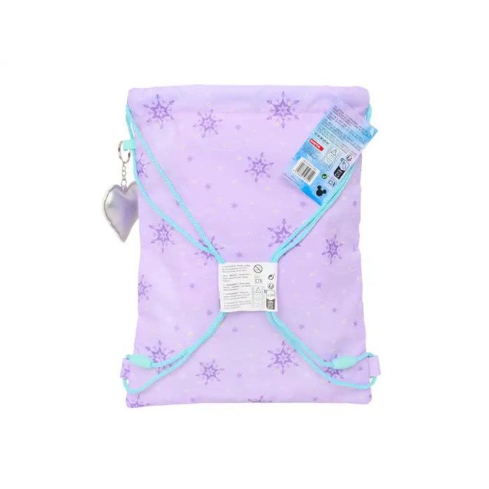 Bolsa Mochila con Cuerdas Frozen Spirit Lila 26 x 34 x 1 cm 4