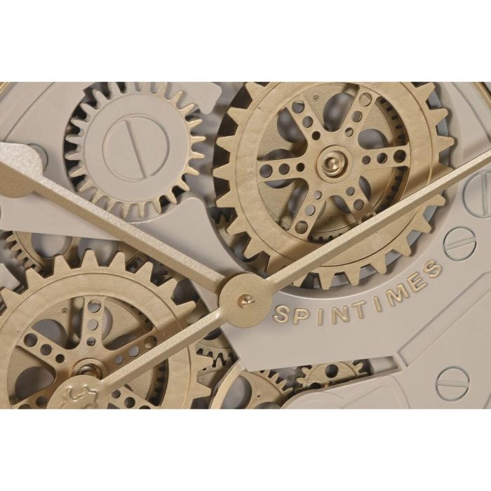 Reloj Pared Glam DKD Home Decor Beige Dorado 8 x 60 x 60 cm 3 Reloj Pared Glam DKD Home Decor Beige Dorado 8 x 60 x 60 cm 3