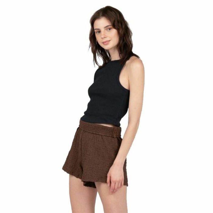 Camiseta de Manga Corta Mujer 24COLOURS Casual Negro 0 Camiseta de Manga Corta Mujer 24COLOURS Casual Negro 0