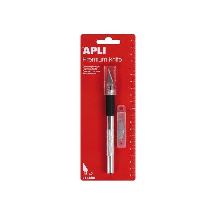 Cuchillo Apli Hobby Premium + 3 Recambios 1 Unidad