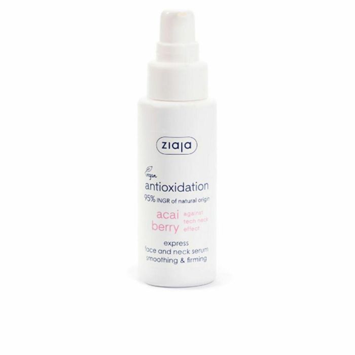 Ziaja Serum Acai Concentrado Antioxidante e Hidratante para Rostro y Cuello 50 ml - Rejuvenecedor, Todo Tipo de Pieles (Vegano)