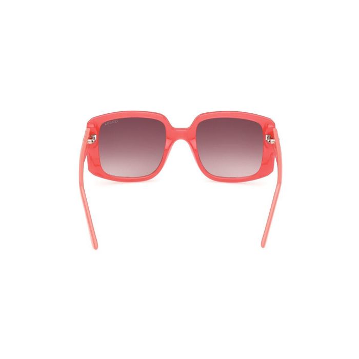 Guess GU00097 72F Gafas de Sol Mujer Cuadradas Montura Rosa brillante de Material Inyectado Cristal Marrón Degradado 53 mm 5 Guess GU00097 72F Gafas de Sol Mujer Cuadradas Montura Rosa brillante de Material Inyectado Cristal Marrón Degradado 53 mm 5