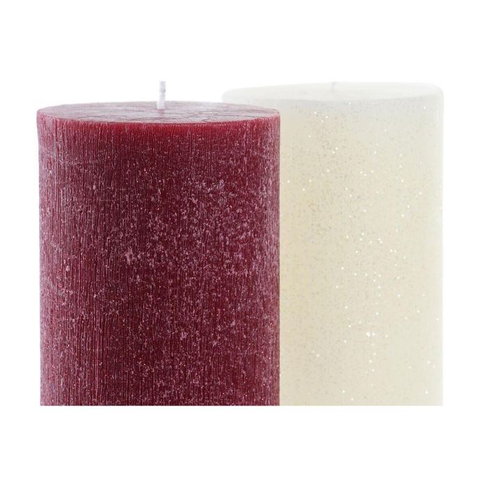 Vela Navidad Tradicional DKD Home Decor Blanco Rojo 9 x 15 x 9 cm (2 Unidades) 1 Vela Navidad Tradicional DKD Home Decor Blanco Rojo 9 x 15 x 9 cm (2 Unidades) 1