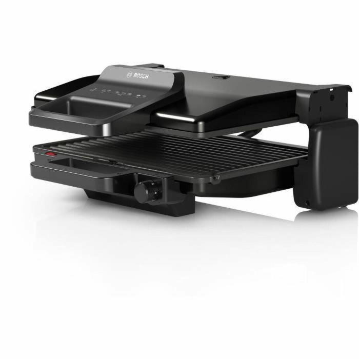 Bosch TCG3323 Parrilla Eléctrica para Carne 2000W, Termostato de 5 Niveles, 3-en-1: Grill, Horno y Pierrade - Negro Mate 4