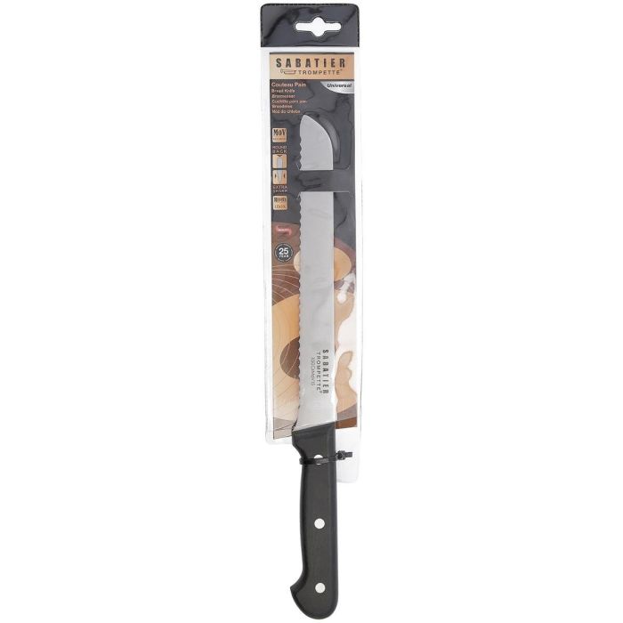 Sabatier Cuchillo Pan Universal 22 cm Acero Mov Extra-afilado, Mango Ergonómico Soft Touch, Apto Lavavajillas, 25 Años Garantía (6 Unidades) 1 Sabatier Cuchillo Pan Universal 22 cm Acero Mov Extra-afilado, Mango Ergonómico Soft Touch, Apto Lavavajillas, 25 Años Garantía (6 Unidades) 1