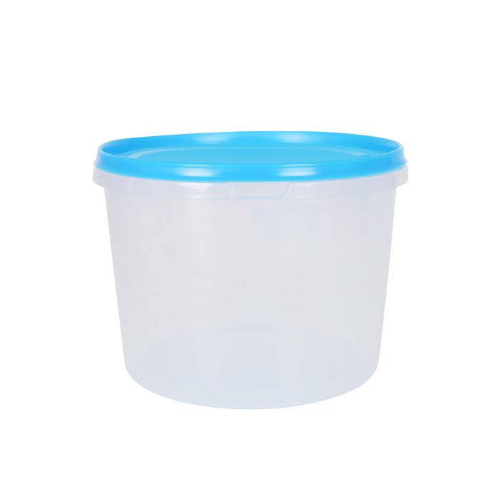 Inde Fiambrera Redonda 2.75L 19x19x14.5 cm (12 Unidades)