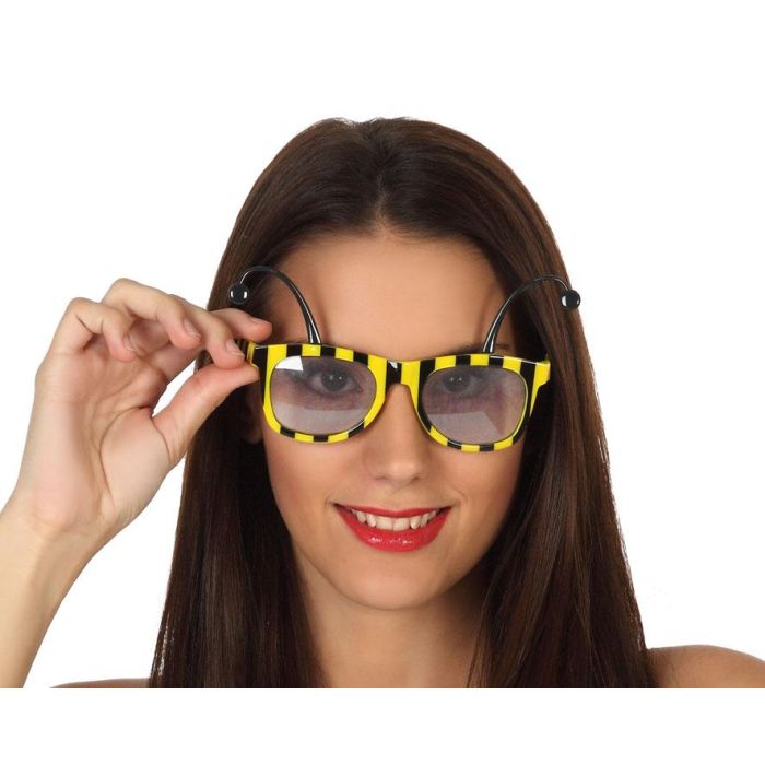 Gafas de Abeja Amarillo y Negro para Mujer Adulto - Accesorio de Disfraz para Carnaval y Fiestas 0 Gafas de Abeja Amarillo y Negro para Mujer Adulto - Accesorio de Disfraz para Carnaval y Fiestas 0