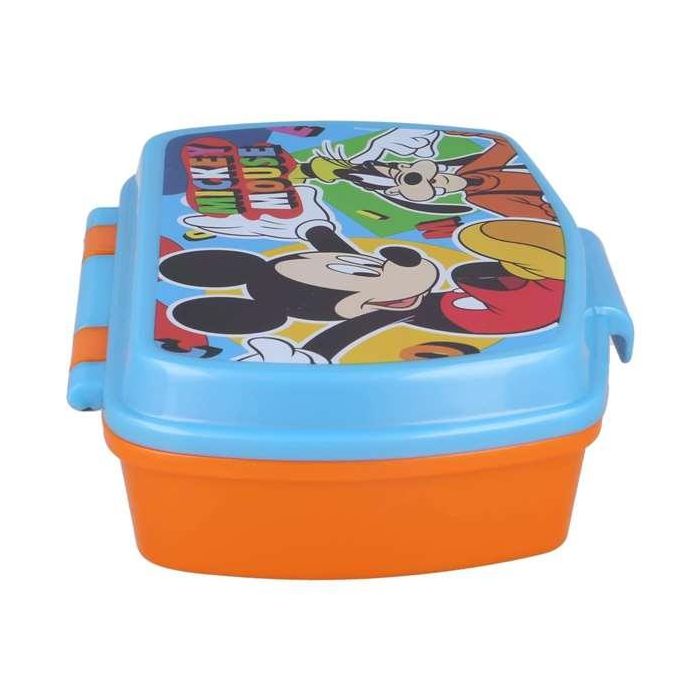 Sandwichera Safta Escolar 170x133x56 mm Mickey Mouse Happy Smiles 5 Sandwichera Safta Escolar 170x133x56 mm Mickey Mouse Happy Smiles 5