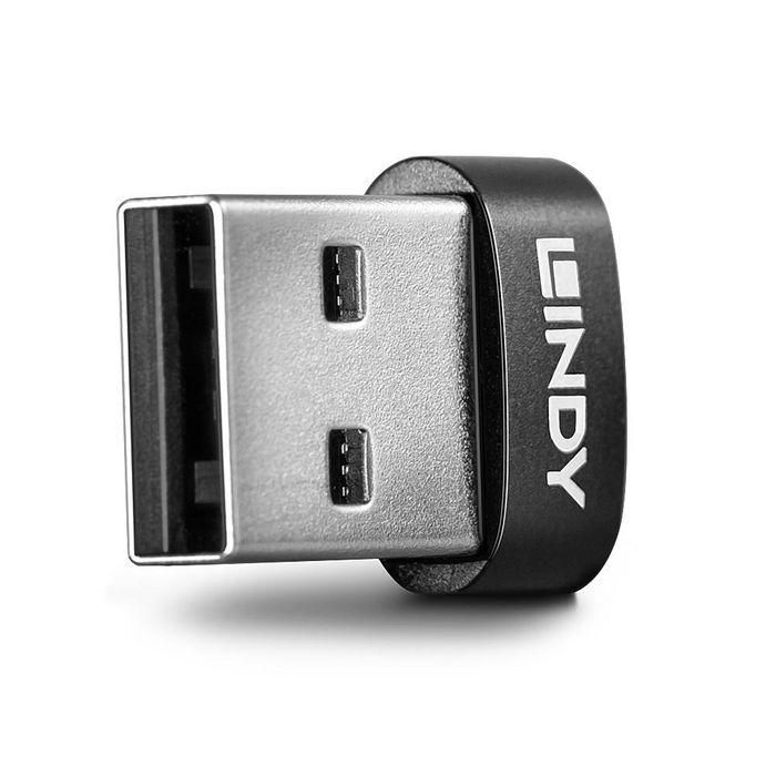 Lindy Adaptador USB 2.0 de Perfil Bajo USB-A a USB-C para PC y Portátil, Ultra Compacto, Velocidad 480Mbps 0 Lindy Adaptador USB 2.0 de Perfil Bajo USB-A a USB-C para PC y Portátil, Ultra Compacto, Velocidad 480Mbps 0