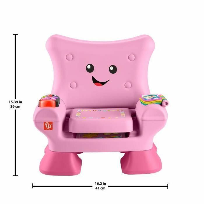 Fisher-Price JFF07 - Ríe y Aprende - Silla Electrónica de Aprendizaje Progresivo Rosa 5 Fisher-Price JFF07 - Ríe y Aprende - Silla Electrónica de Aprendizaje Progresivo Rosa 5