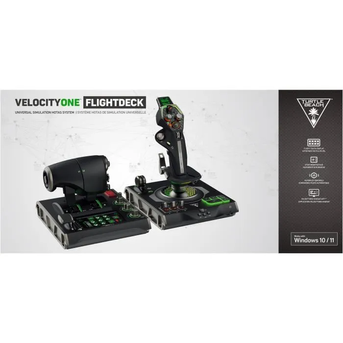 Turtle Beach TUR0731855007240 Sistema de Simulación Premium HOTAS VelocityOne Flightdeck para PC Windows 10 y 11 1