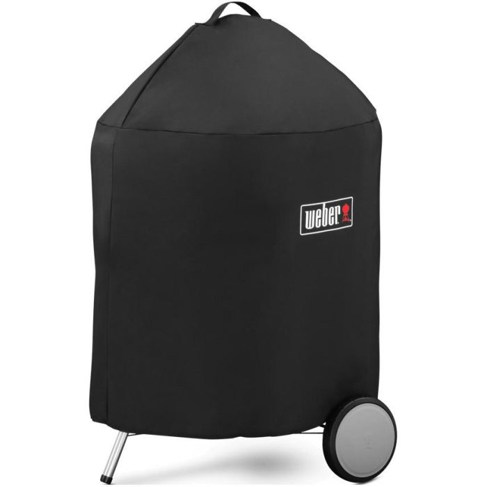 Weber 7143 Funda Protectora Luxus para barbacoa, 57 cm, de poliéster negro