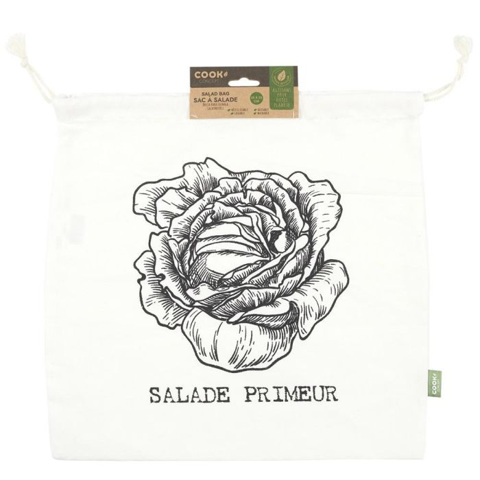Cook Concept Bolsa Conservar Lechuga Reutilizable Lavable 35x35 cm 0 Cook Concept Bolsa Conservar Lechuga Reutilizable Lavable 35x35 cm 0