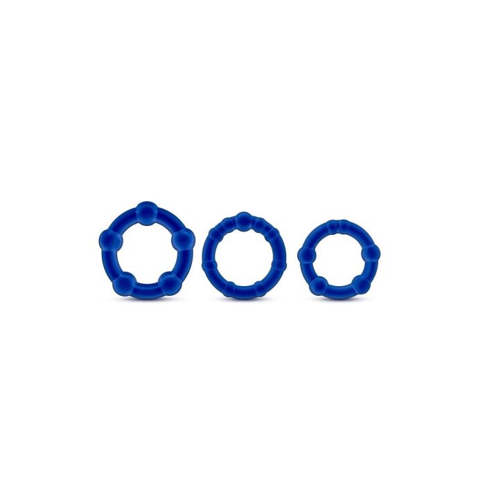 Anillo para el Pene Blush Stay Hard Azul 2 Anillo para el Pene Blush Stay Hard Azul 2