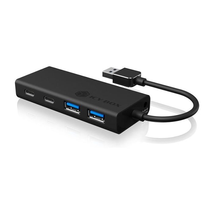 Icy Box USB 3.2 Gen 1 (3.1 Gen 1) Type-A 5000 Mbit/S Black