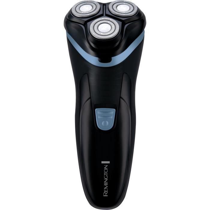 Remington R1000 Afeitadora Rotativa Inalámbrica, 3 Cuchillas Dual Track, Recortador Retráctil, Autonomía 30 min, LED Remington R1000 Afeitadora Rotativa Inalámbrica, 3 Cuchillas Dual Track, Recortador Retráctil, Autonomía 30 min, LED