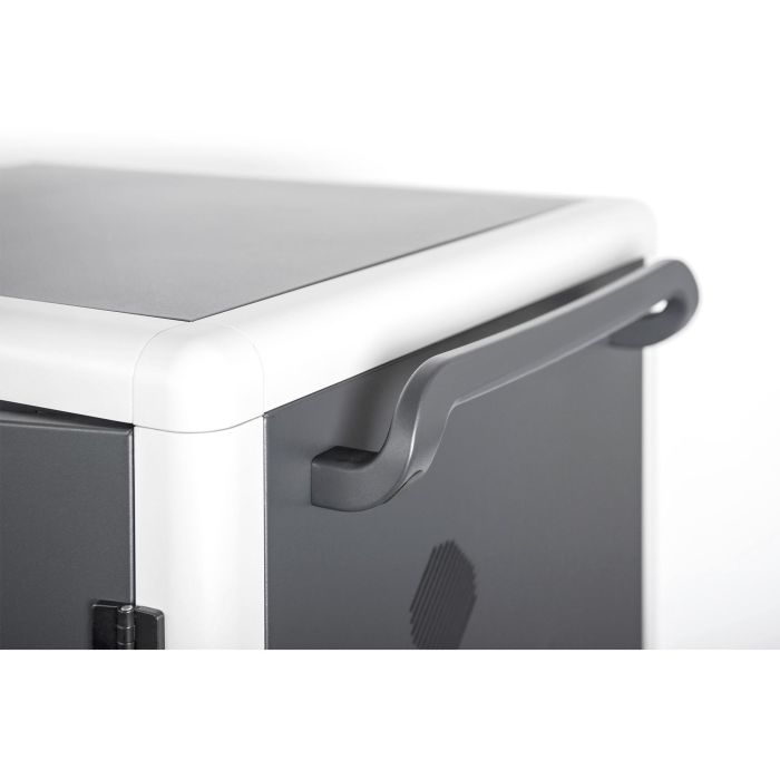 Digitus Mobiler Ladeschrank für 30 Notebooks/Tablets bis 15.6'' USB-A UVC-Desinfektion Lüfter Schwarz 7 Digitus Mobiler Ladeschrank für 30 Notebooks/Tablets bis 15.6'' USB-A UVC-Desinfektion Lüfter Schwarz 7