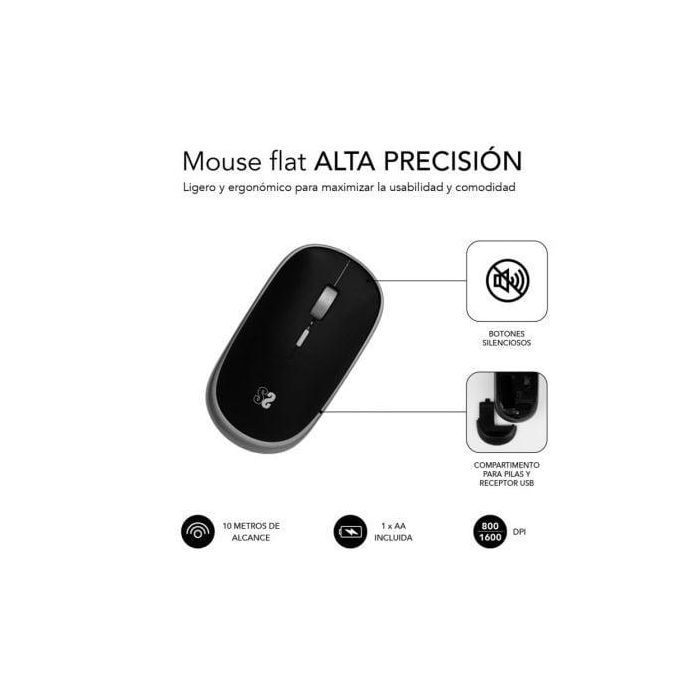 SUBBLIM Raton Wireless Mini Mouse Space Grey 3