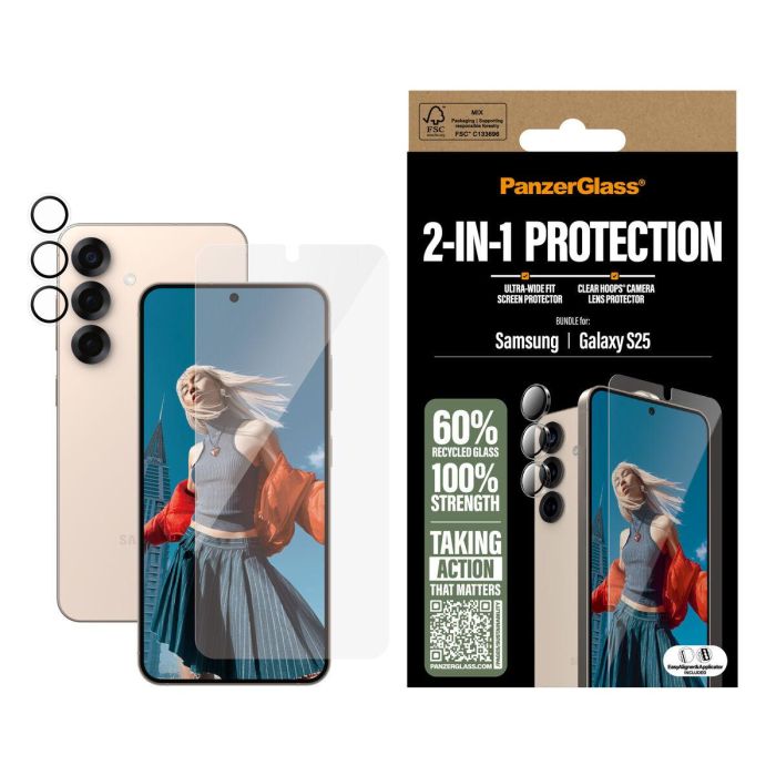 Protector de Pantalla para Móvil PanzerGlass Samsung S25