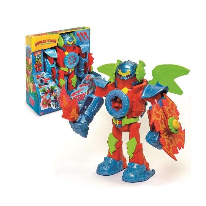 Magic Box Figura Superthings S Titan Fury con Ruedas, Extiende sus Alas, 40x40x17 cm 1
