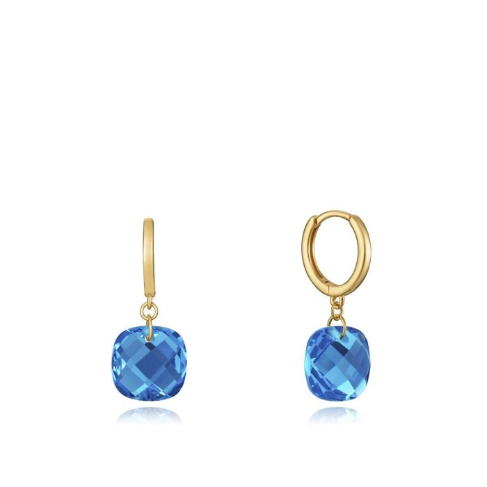 Pendientes Mujer Viceroy 13102E100-53 Plata de ley 925 Dorado Azul Pendientes Mujer Viceroy 13102E100-53 Plata de ley 925 Dorado Azul