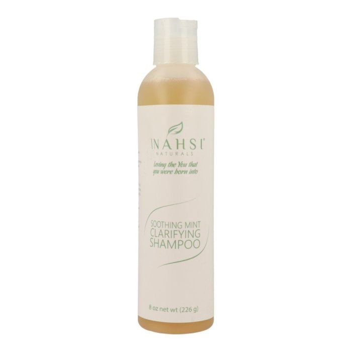 Inahsi Champú Clarificante Calmante de Menta para Cabello Seco y Quebradizo 226 gr