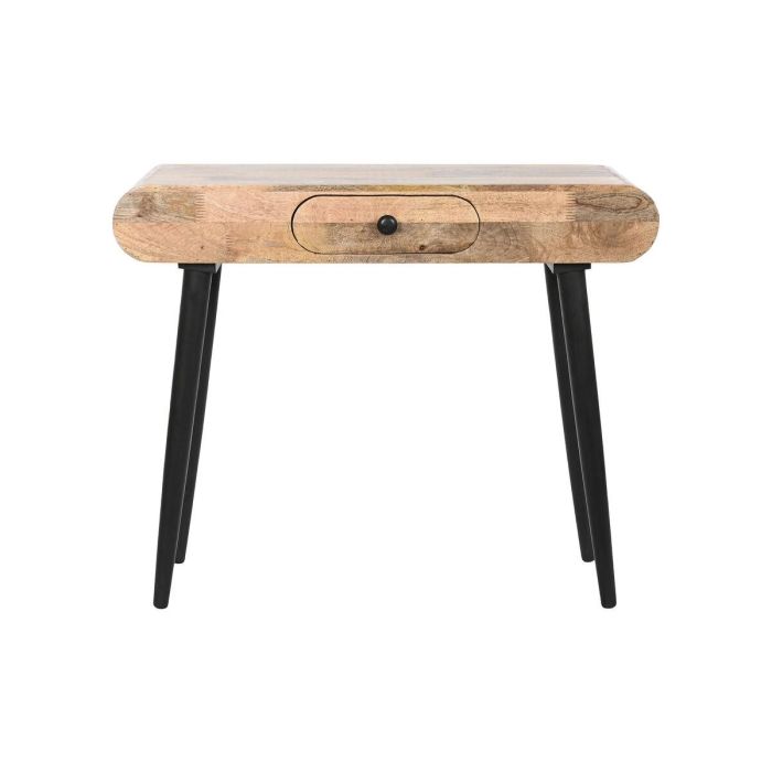 Consola Home ESPRIT Marrón Negro Hierro Madera de mango 90 x 35 x 75 cm 3