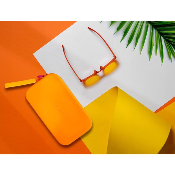 Estuche Portatodo Antartik Tropical Dive Silicona Soft Rectangular 190x120x25 mm Naranja 8